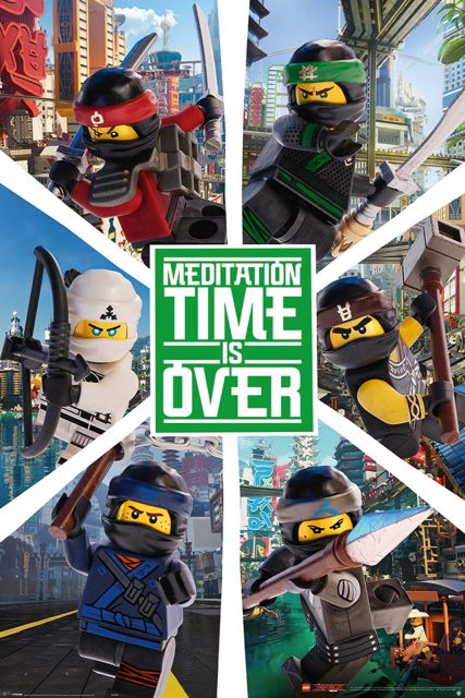 LEGO® Ninjago Movie Six Ninjas - plakat z bajki