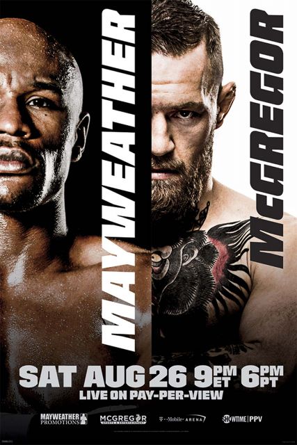Mayweather vs McGregor - plakat