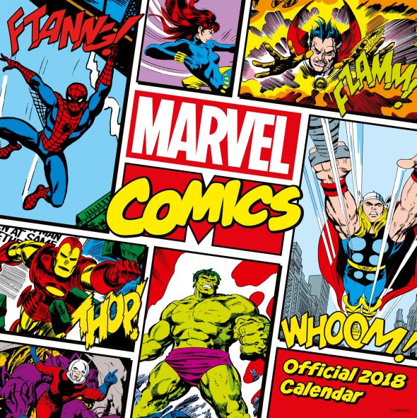Marvel Comics - kalendarz 2018