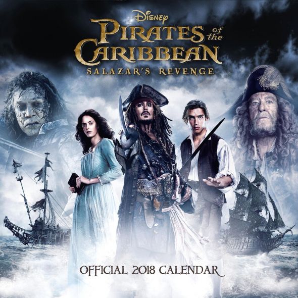 Piraci z Karaibów: Zemsta Salazara - kalendarz 2018