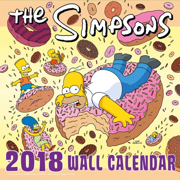 The Simpsons - kalendarz 2018
