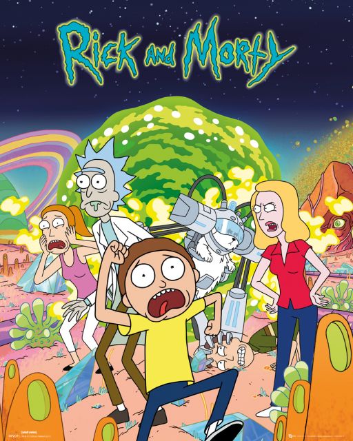Rick and Morty - plakat z serialu
