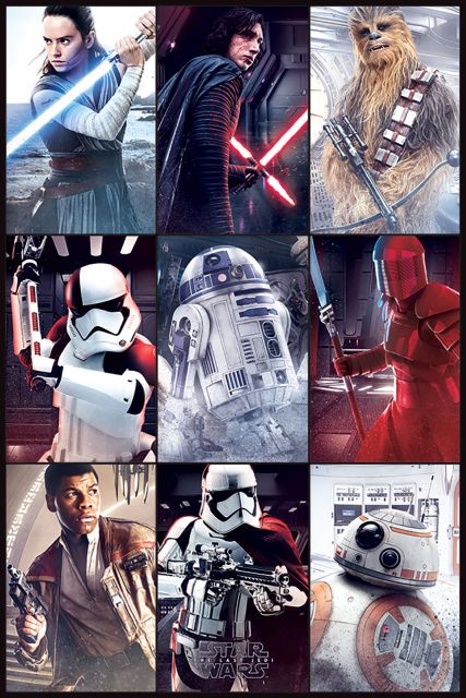 Star Wars The Last Jedi (Characters) - plakat