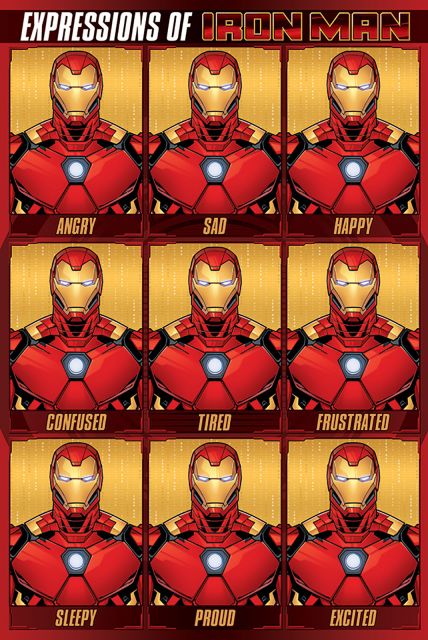 Avengers (Expressions Of Iron Man) - plakat