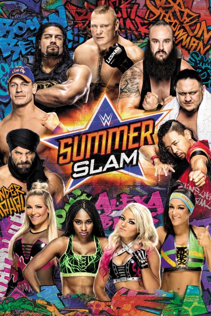 WWE Summerslam 2017 - plakat