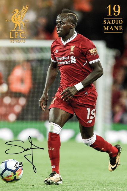 Liverpool Mané 17/18 - plakat