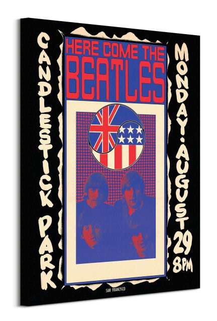 The Beatles Candlestick Park - obraz na płótnie o wymiarach 60x80 cm