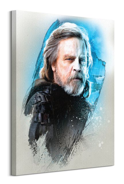 Star Wars: The Last Jedi (Luke Skywalker Brushstroke) - obraz na płótnie