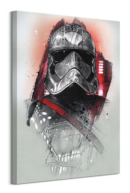 Star Wars: The Last Jedi (Captain Phasma Brushstroke) - obraz na płótnie