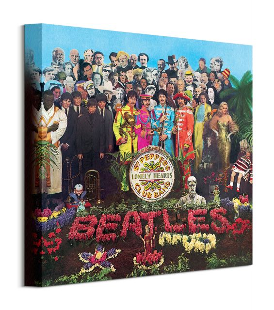 The Beatles Sgt. Pepper - obraz na płótnie o wymiarach 30x30 cm