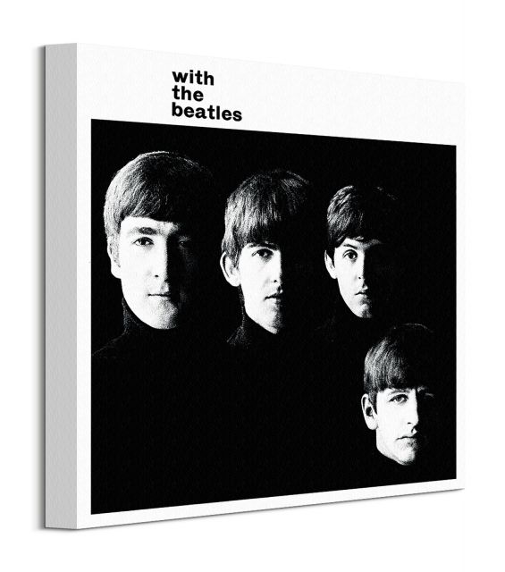 The Beatles With The Beatles - obraz na płótnie o wymiarach 30x30 cm