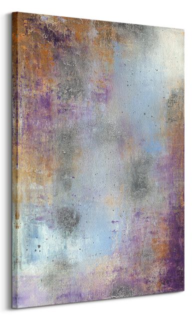 Waterlily Silver - obraz na płótnie o wymiarach 85x120 cm
