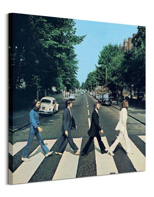 The Beatles Abbey Road - obraz na płótnie o wymiarach 85x85 cm