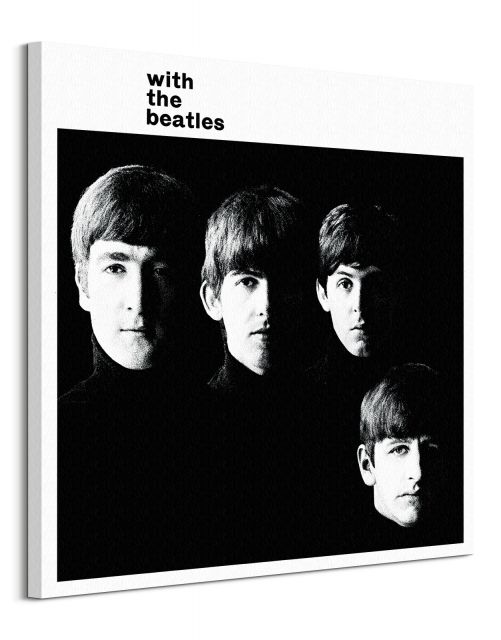 The Beatles With The Beatles - obraz na płótnie w rozmiarze 85x85 cm