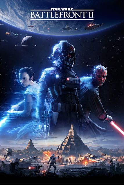 Star Wars Battlefront 2 (Game Cover) - plakat gamingowy