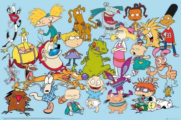 Nickelodeon Characters - plakat