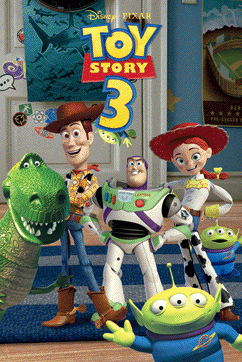 plakat świecący w ciemności z filmu Toy Story 3