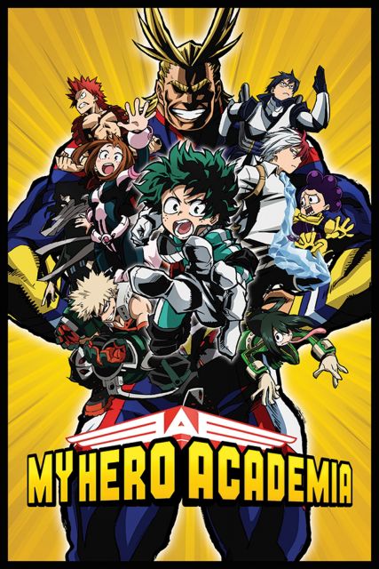 My Hero Academia (Radial Character Burst) - plakat o wymiarach 61x91,5 cm