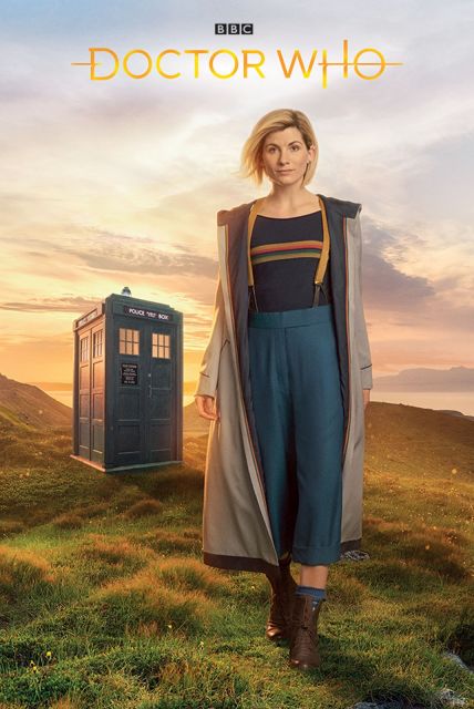 Plakat na ścianę z serialu Doctor Who z trzynastym doktorem