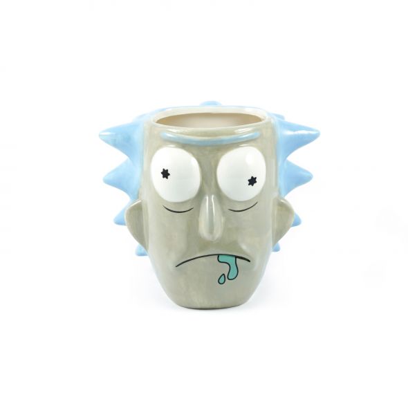 Kubek 3D w kształcie głowy Ricka z serialu Rick and Morty