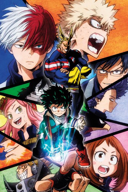 Poster z anime My Hero Academia