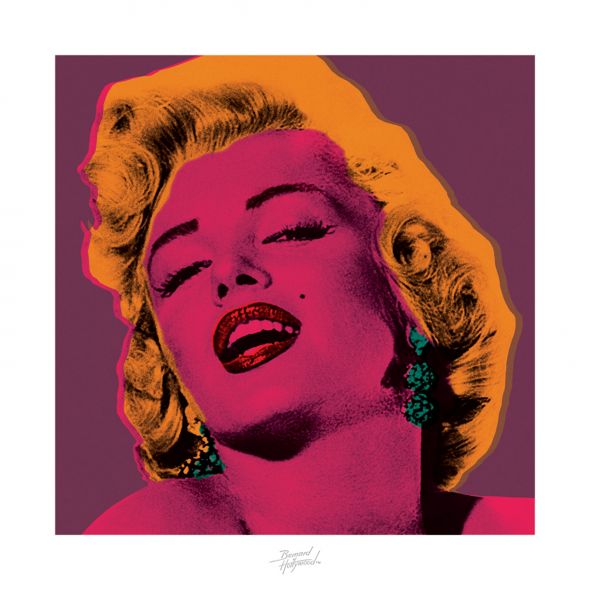 Plakat z ikoną kina Marilyn Monroe w stylu PopArt
