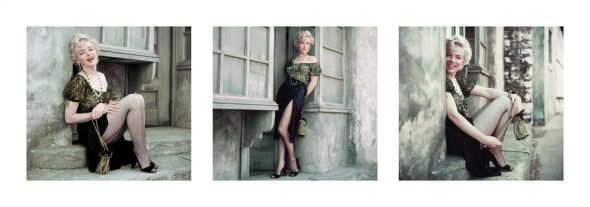 Marilyn Monroe (Gypsy Triptych) - reprodukcja 33x95 cm