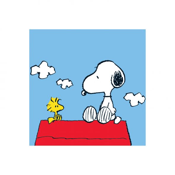 Bajkowa reprodukcja z psem Snoopym z komiksów fistaszki