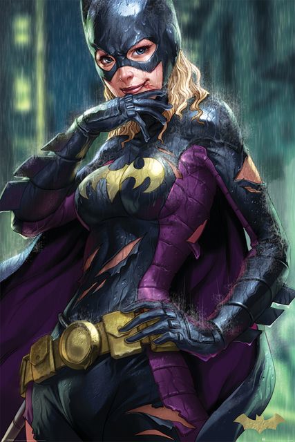 Komiksowy plakat z Batgirl, Batman