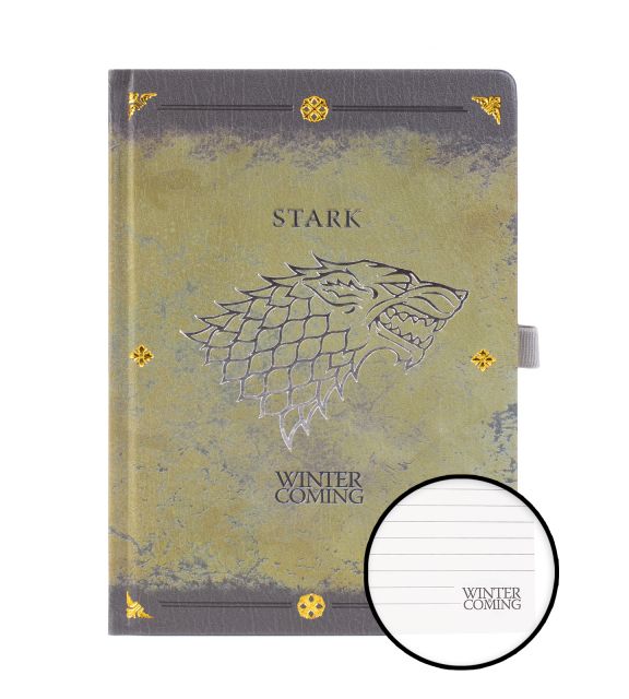 Game Of Thrones Stark Worn - notes A5