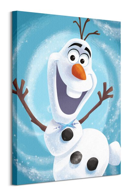 Olaf's Frozen Adventure Happy - obraz na płótnie 60x80