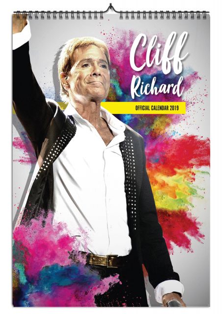 Kalendarz A3 Cliff Richard na 2019 rok