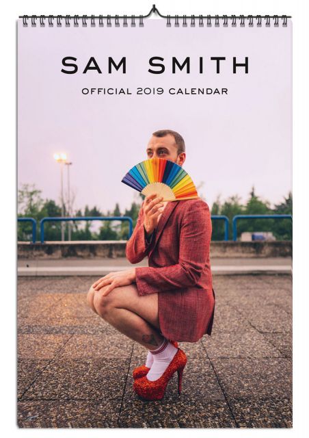 Kalendarz A3 Sam Smith na 2019 rok
