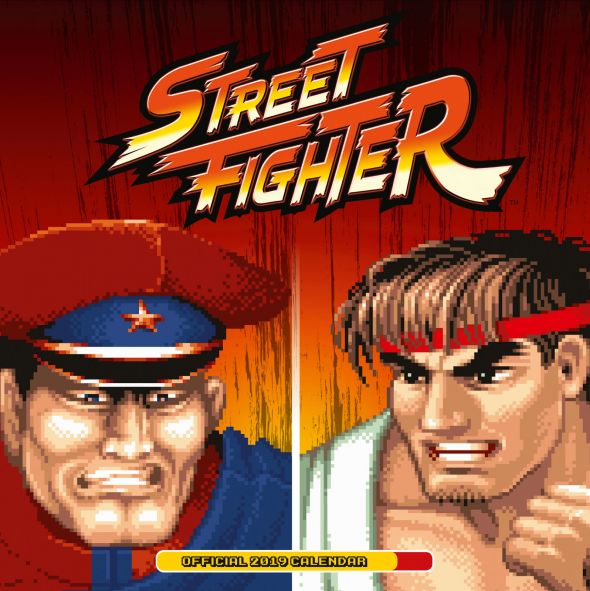 Street Fighter - kalendarz na 2019 rok