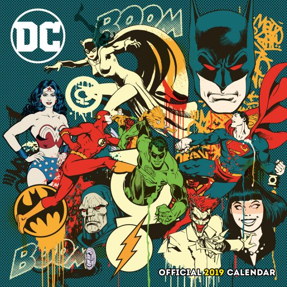 Superbohaterowie DC Comics - kalendarz na 2019 rok