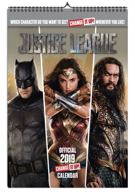 Kalendarz A3 DC Justice League na 2019 rok