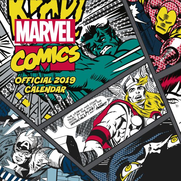 Kalendarz komiksowy Marvela na 2019 rok