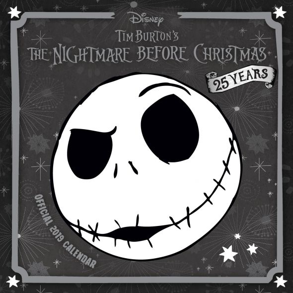 Kalendarz na 2019 rok z Nightmare Before Christmas