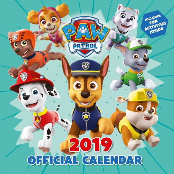 Psi Patrol - kalendarz 2019 30x30 cm
