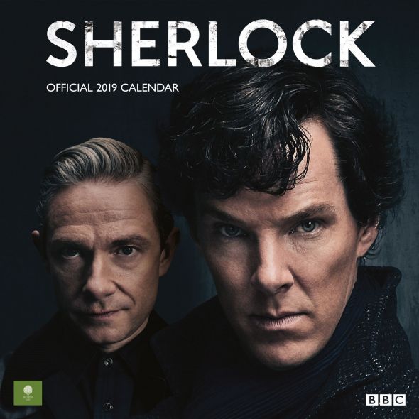 Okładka kalendarza 2019 z serialu Sherlock
