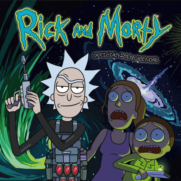 Kalendarz z serialu animowanego Rick and Morty 2019