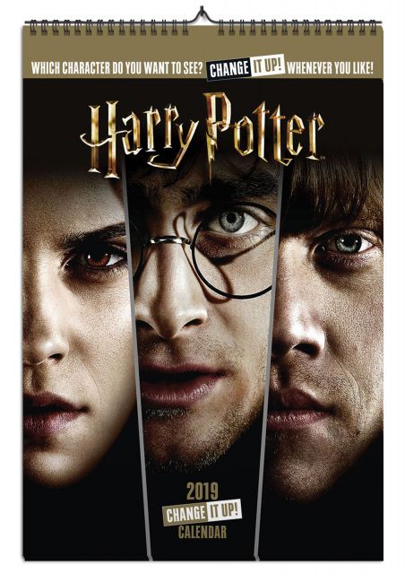 Kalendarz filmowy Harry Potter na 2019 rok w formacie A3