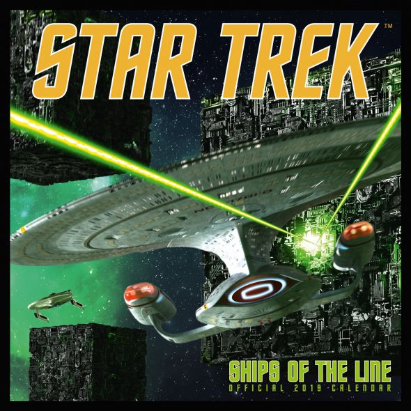 Kalendarz ze statkami kosmicznymi Star Trek 2019