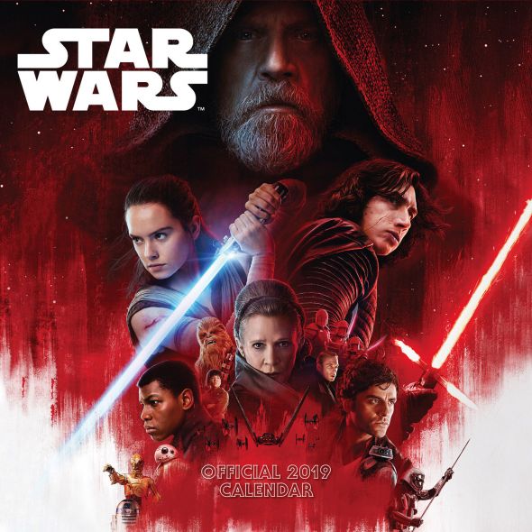 Star Wars Ostatni Jedi - kalendarz na 2019 rok