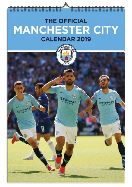 Kalendarz A3 z klubem Manchester City na 2019 rok