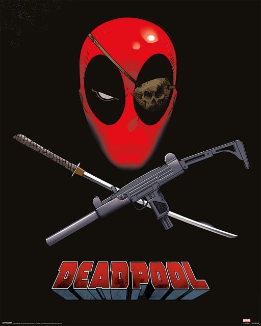 Deadpool Eye Patch - plakat z filmu 40x50 cm