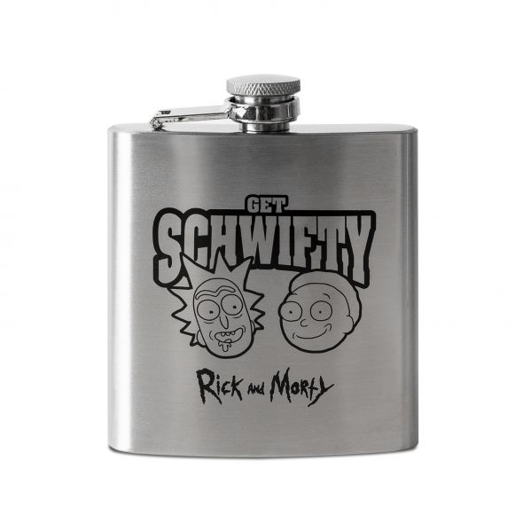 Piersiówka z serialu Rick and Morty ''Get Schwifty''