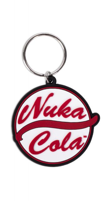 Brelok gumowy z logo Nuka Cola z gry Fallout