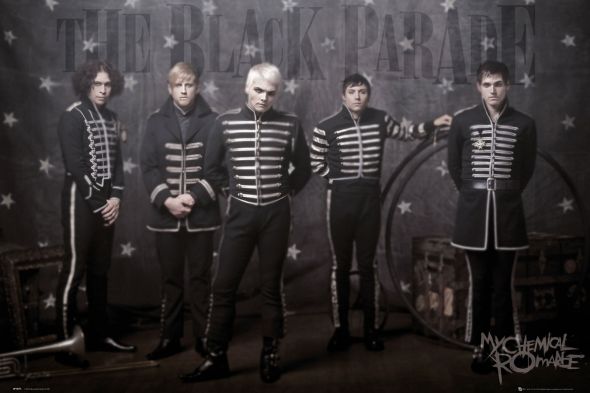 Plakat z zespołem My Chemical Romance