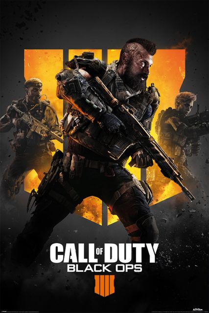 Poster z postaciami z gry Call of Duty: Black Ops 4